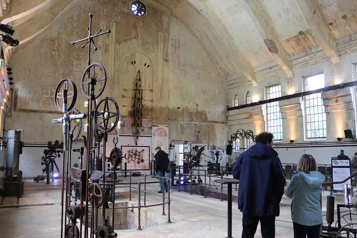 Ausstellung 'Von Höhen und Tiefen' im historischen Klärwerk Uerdingen