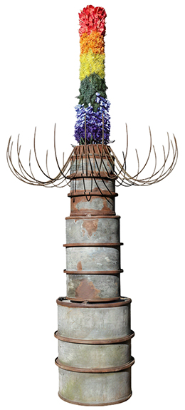 Lichtsäule des Miteinanders